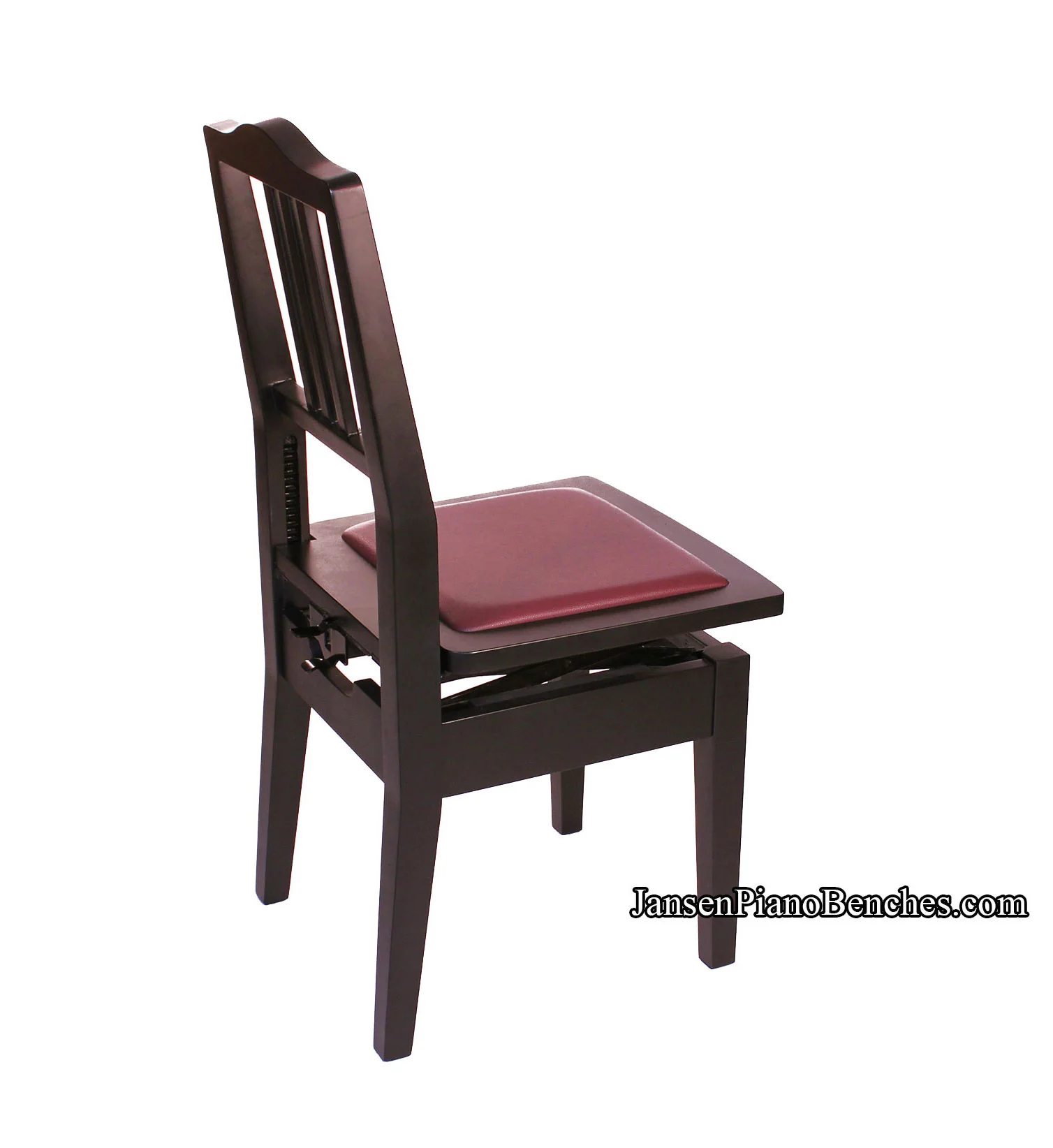 Adjustable Piano Chair - Wood Back - Image 25