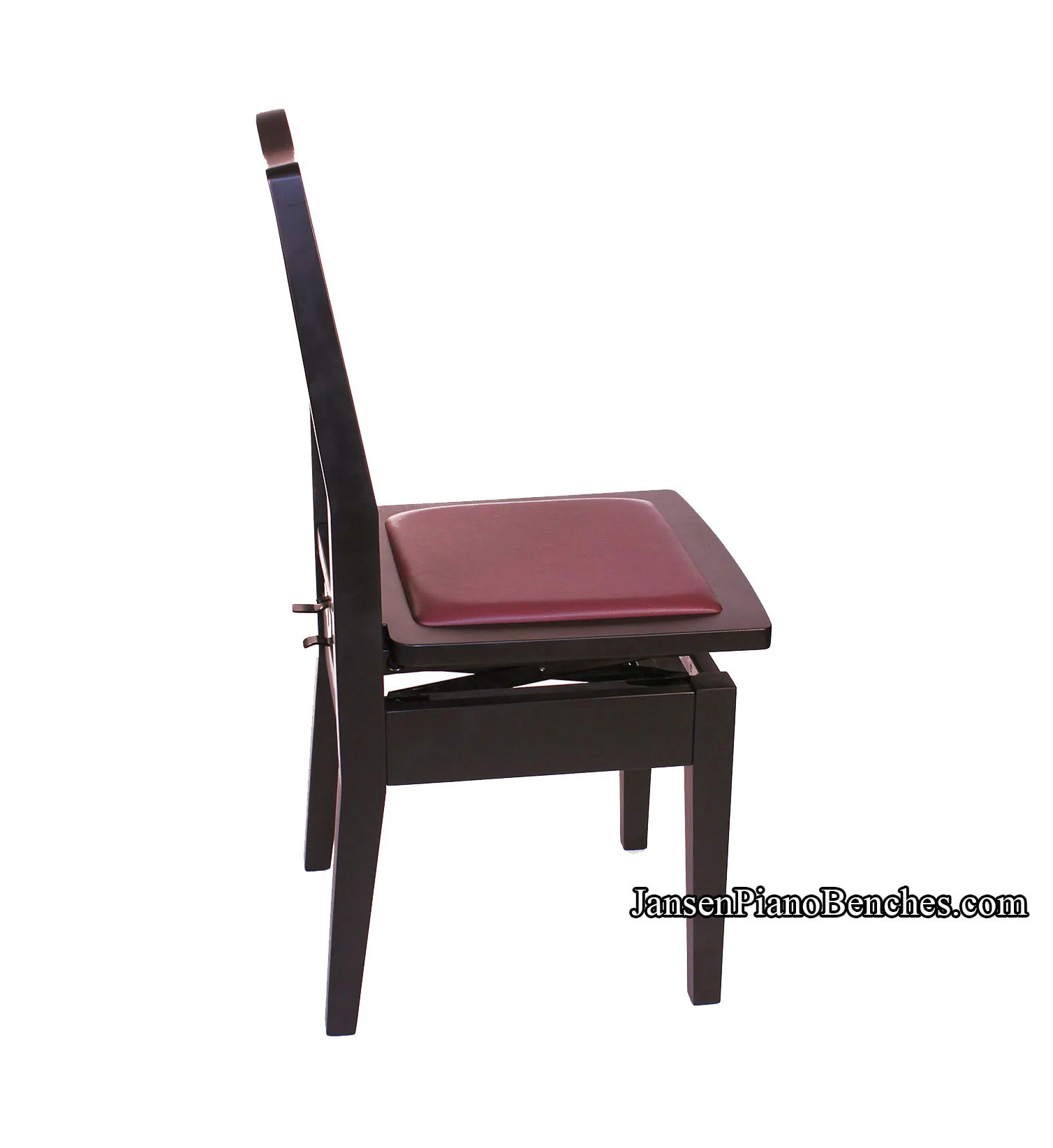 Adjustable Piano Chair - Wood Back - Image 26