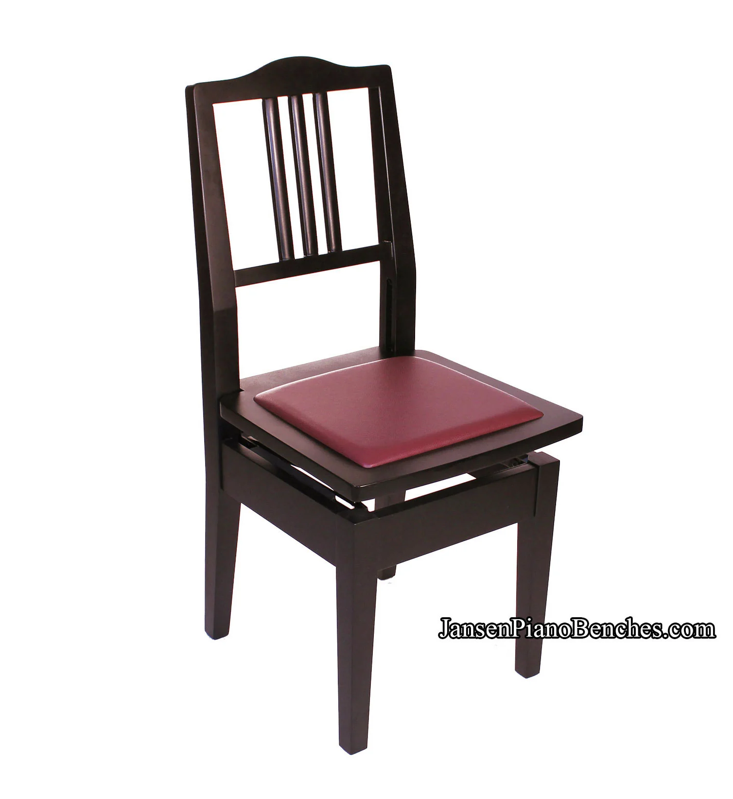 Adjustable Piano Chair - Wood Back - Image 30