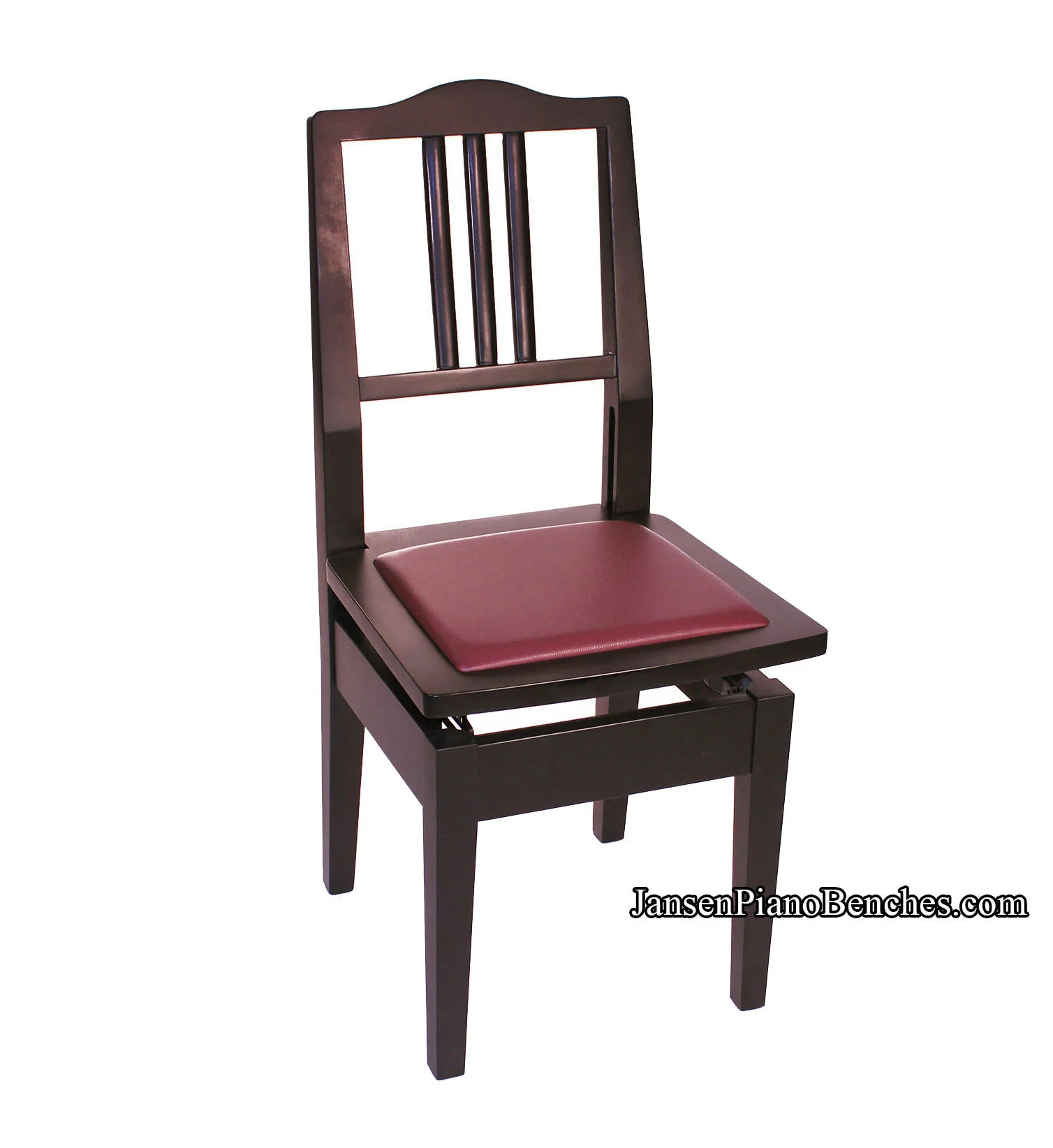 Adjustable Piano Chair - Wood Back - Image 31