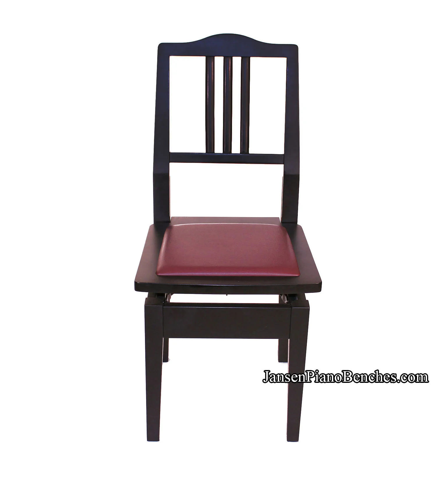 Adjustable Piano Chair - Wood Back - Image 7