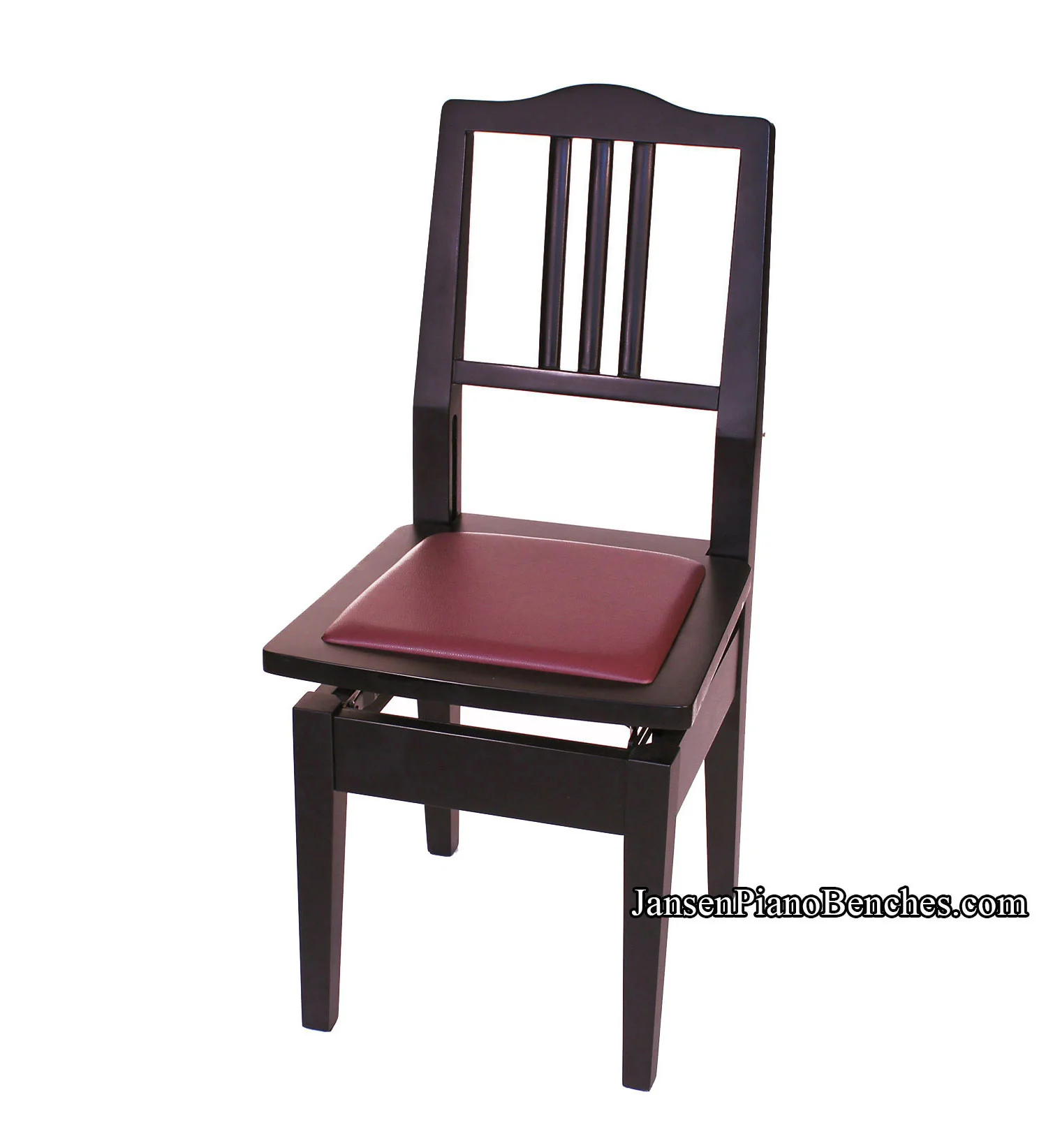 Adjustable Piano Chair - Wood Back - Image 8