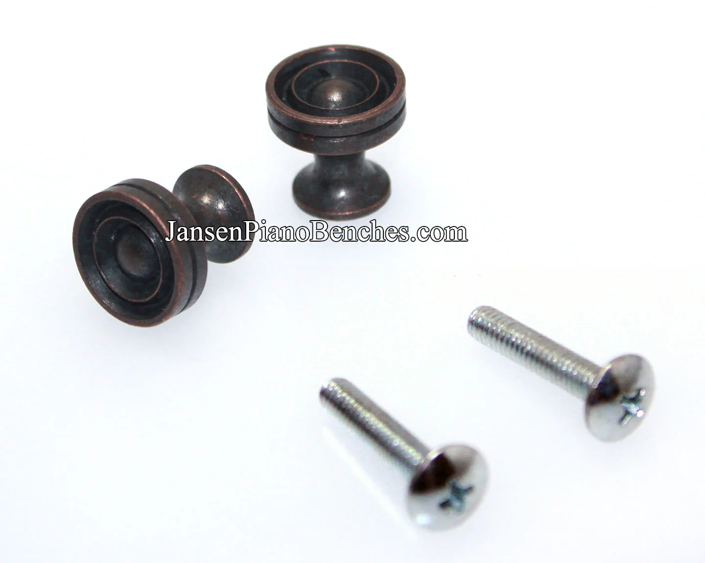 Antique Bronze Piano Desk Knob - Image 2