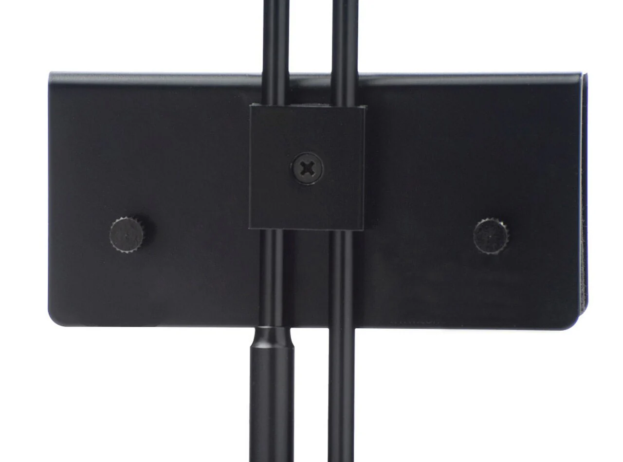 Cocoweb Battery Operated LED Piano Lamp Black with Brass Accents 22" Shade - Image 5