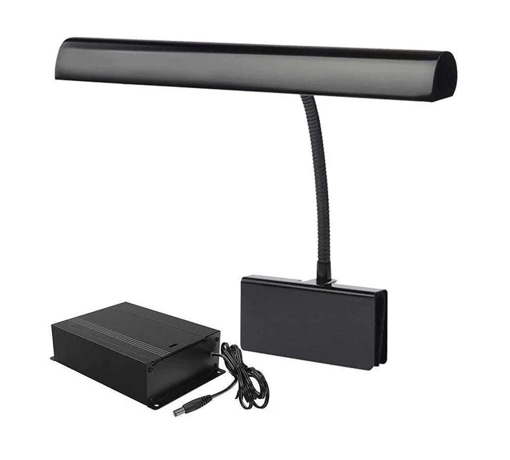 Battery Operated LED Piano Lamp Gooseneck - Open Box Sale