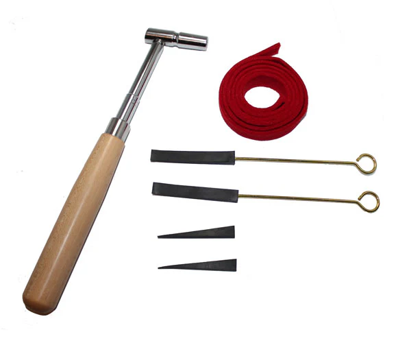 Beginner Piano Tuning Kit – Star Tip Hammer, Mutes & Temperament Strip