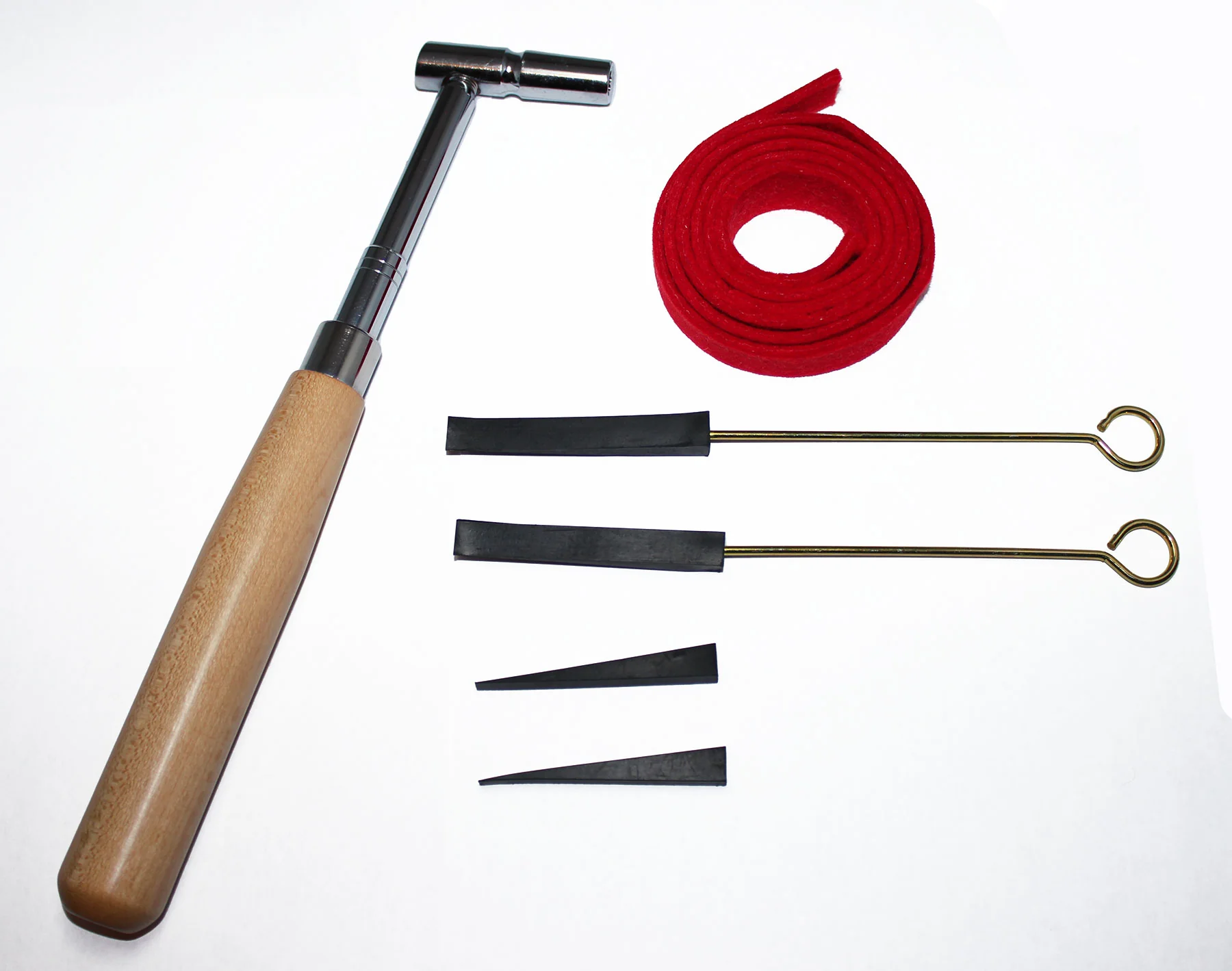 Beginner Piano Tuning Kit – Star Tip Hammer, Mutes & Temperament Strip - Image 4