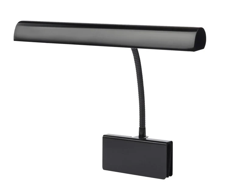 Cocoweb Black Gooseneck LED Grand Piano Lamp 14" Shade GPLED14-7D