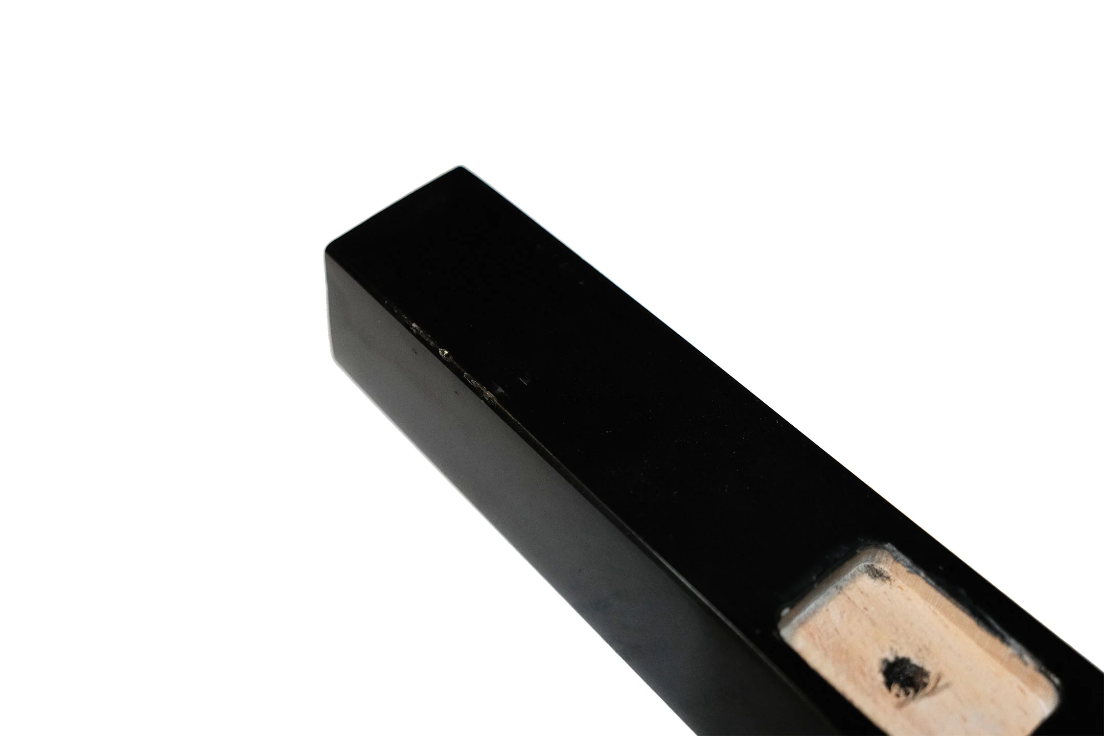 Black High Polish Piano Bench with Crossbar - Open Box - Image 5