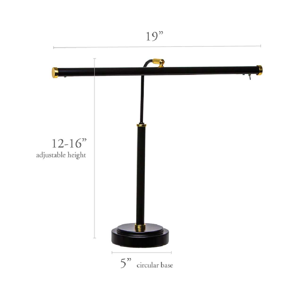 Cocoweb Black LED Piano Lamp PLED100AD - Image 2