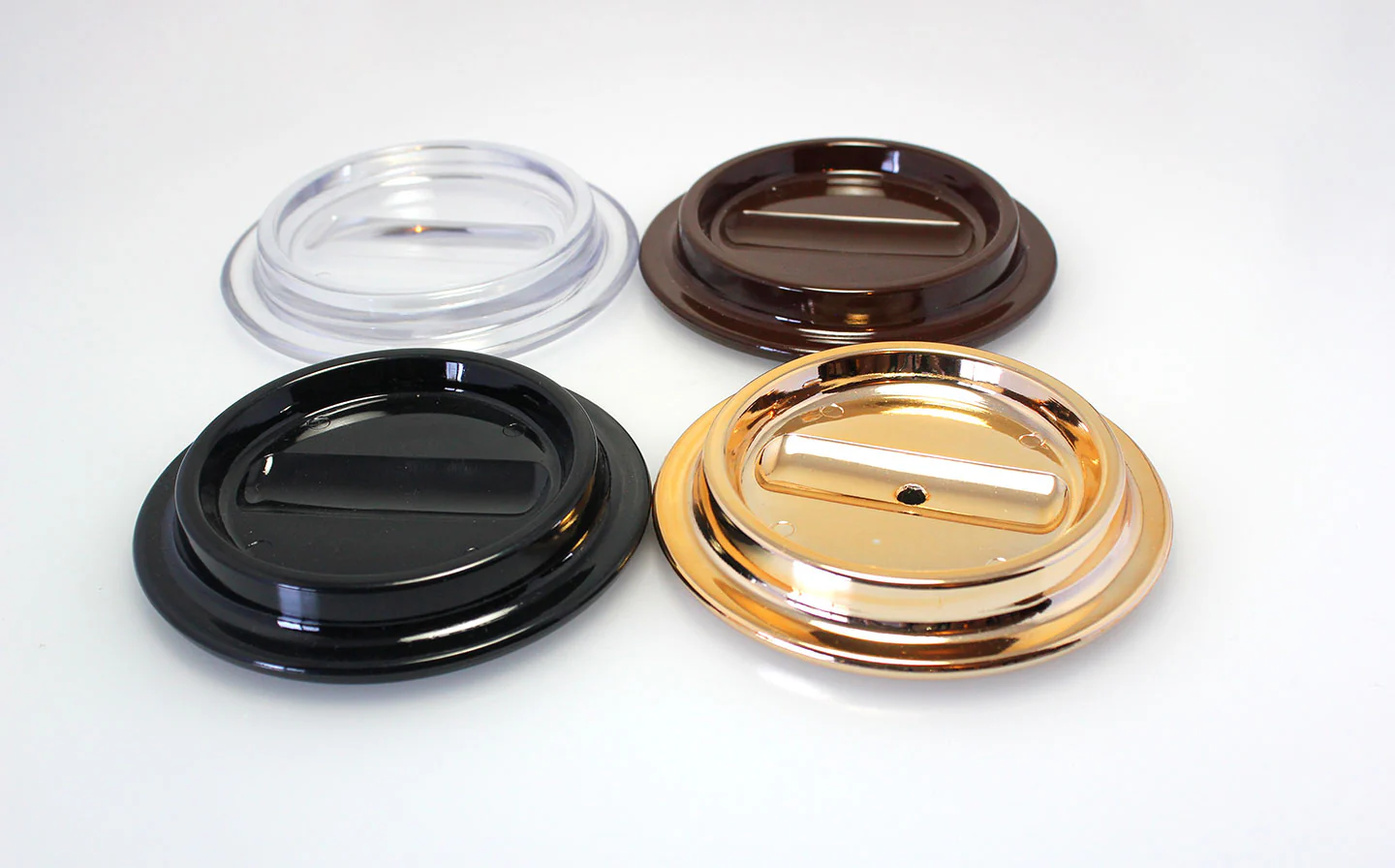 Black Lucite Piano Caster Cups 4-1/2" - Image 6