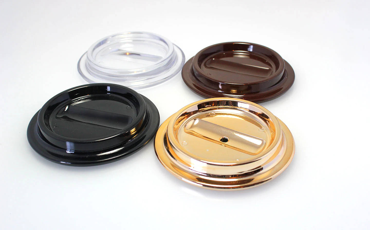 Black Lucite Piano Caster Cups 4-1/2" - Image 7