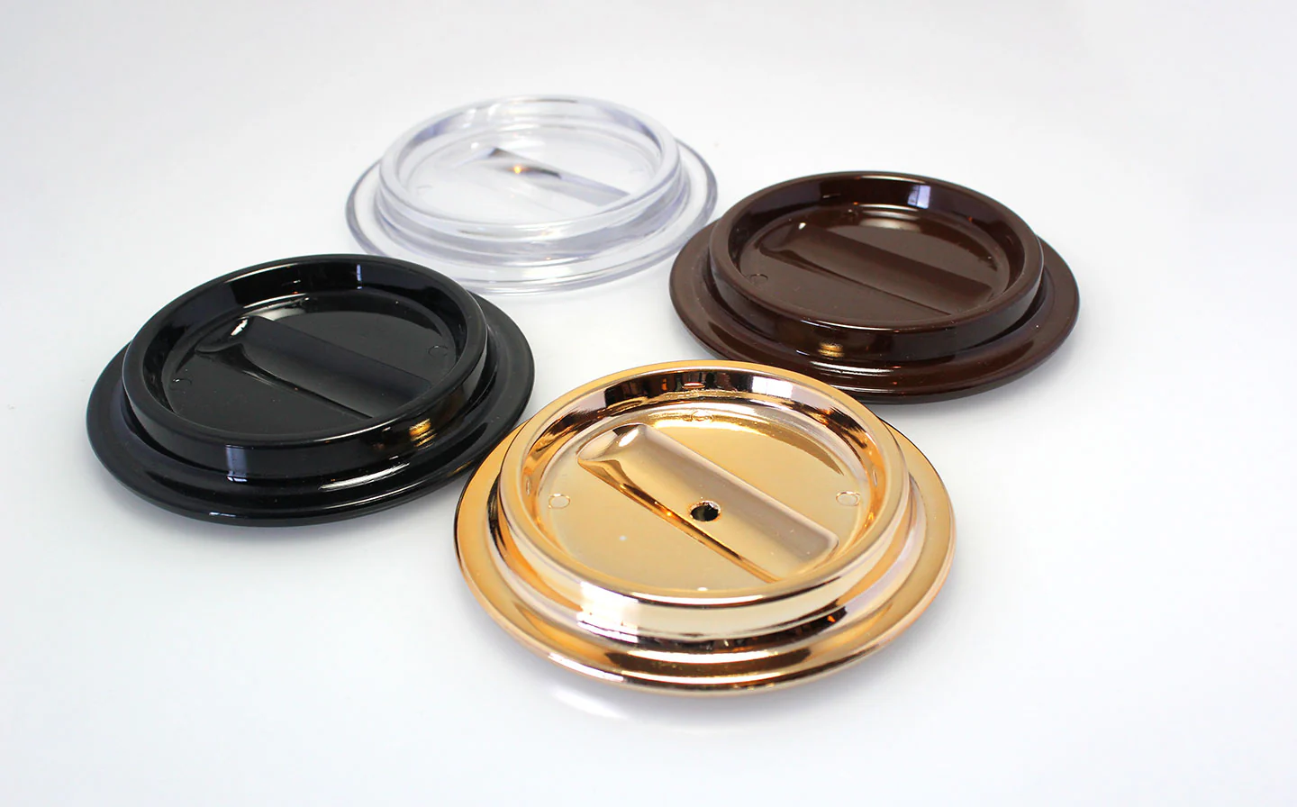 Black Lucite Piano Caster Cups 4-1/2" - Image 8