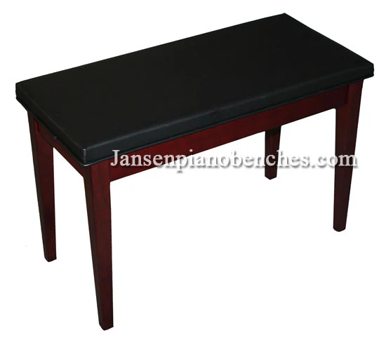 Box Top Upholstered Piano Bench - Image 5