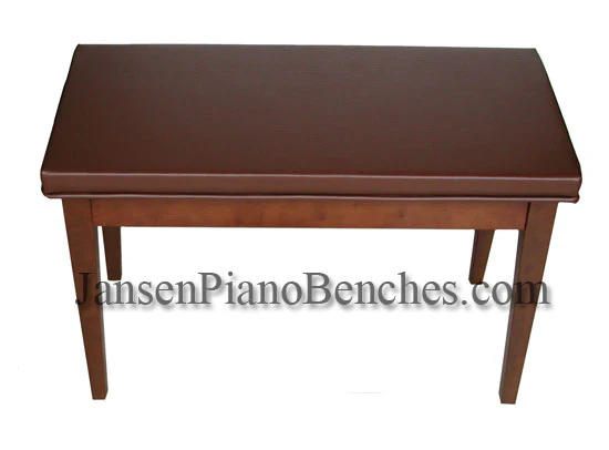 Box Top Upholstered Piano Bench - Image 8