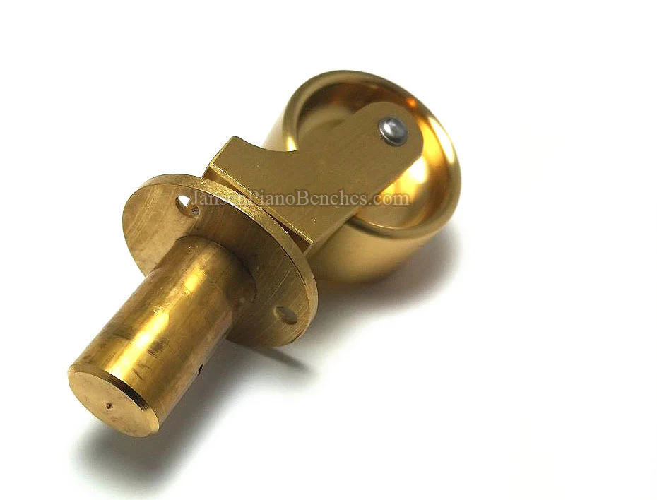 Brass Grand Piano Wheels 1" Width - Image 10