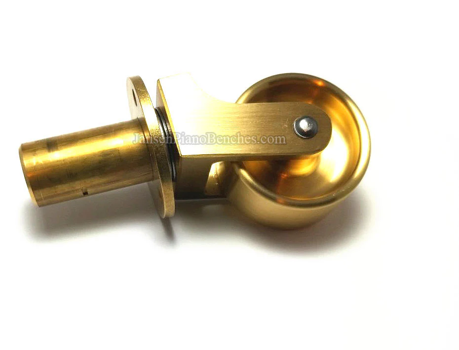 Brass Grand Piano Wheels 1" Width - Image 13