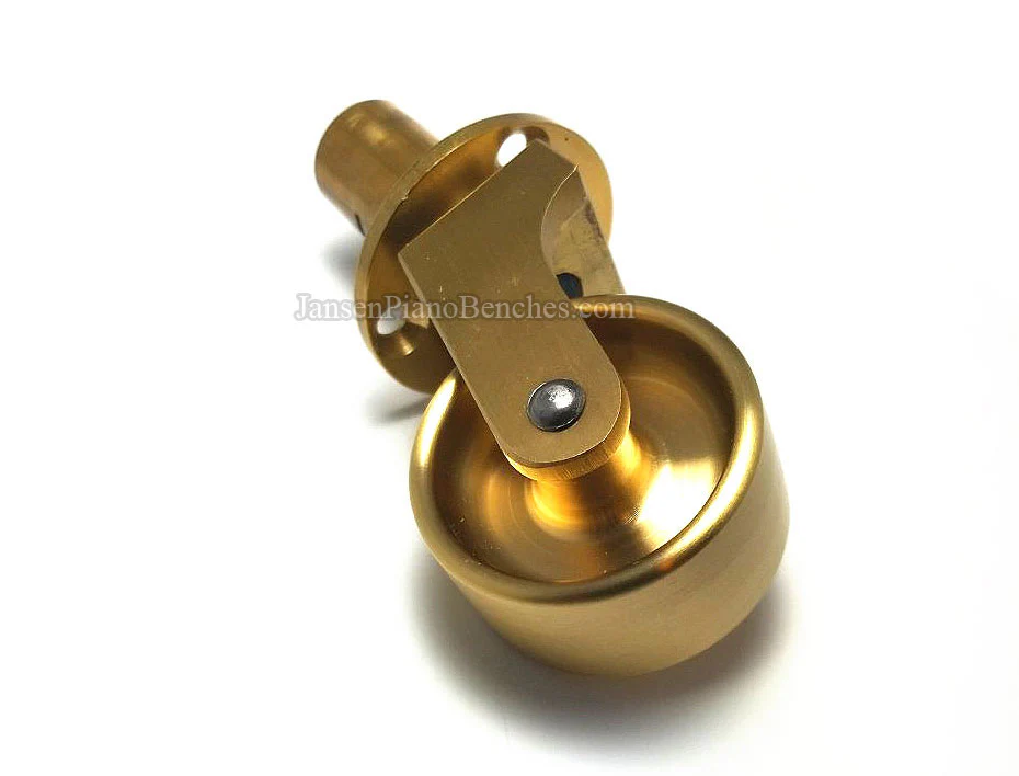 Brass Grand Piano Wheels 1" Width - Image 18