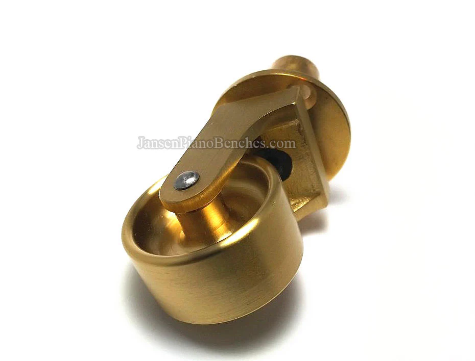 Brass Grand Piano Wheels 1" Width - Image 21