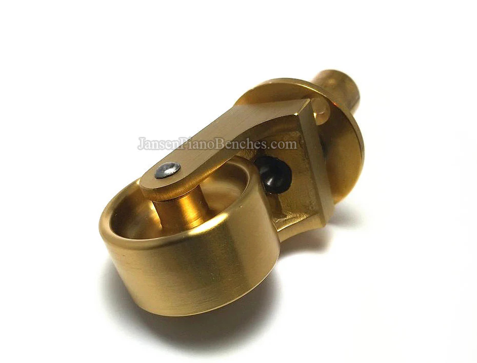 Brass Grand Piano Wheels 1" Width - Image 22