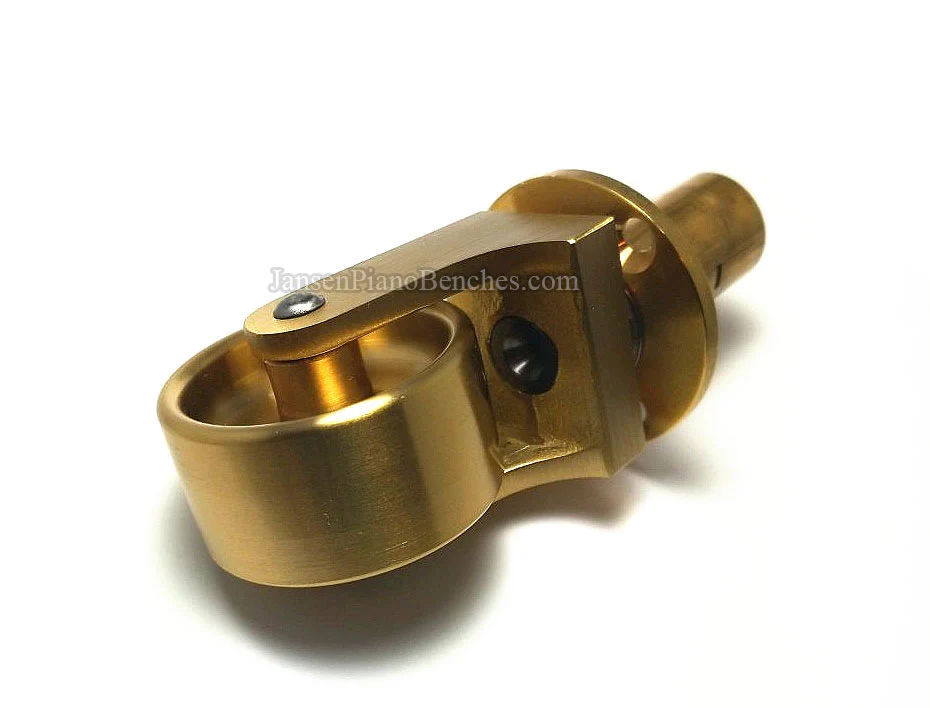 Brass Grand Piano Wheels 1" Width - Image 23