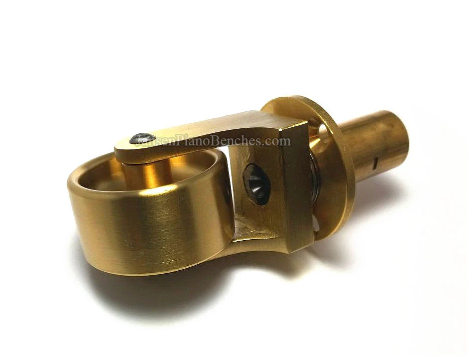 Brass Grand Piano Wheels 1" Width - Image 24