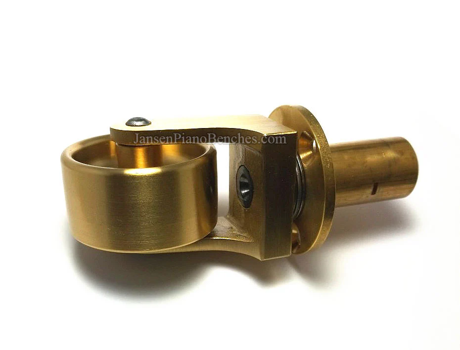 Brass Grand Piano Wheels 1" Width - Image 25