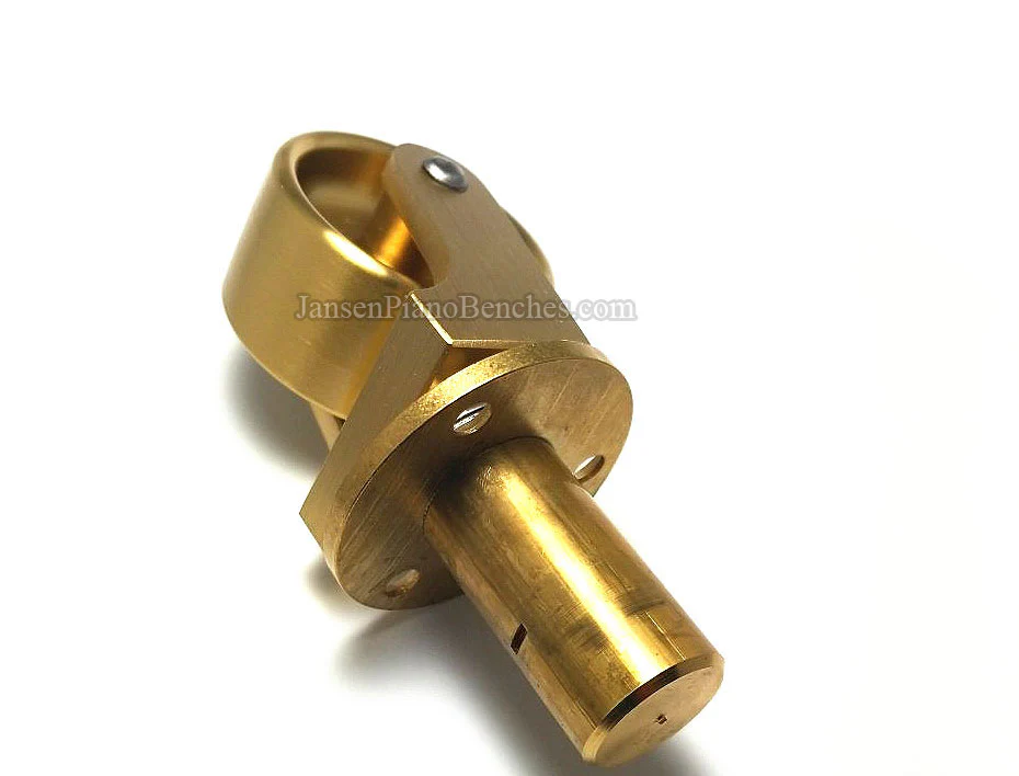 Brass Grand Piano Wheels 1" Width - Image 6