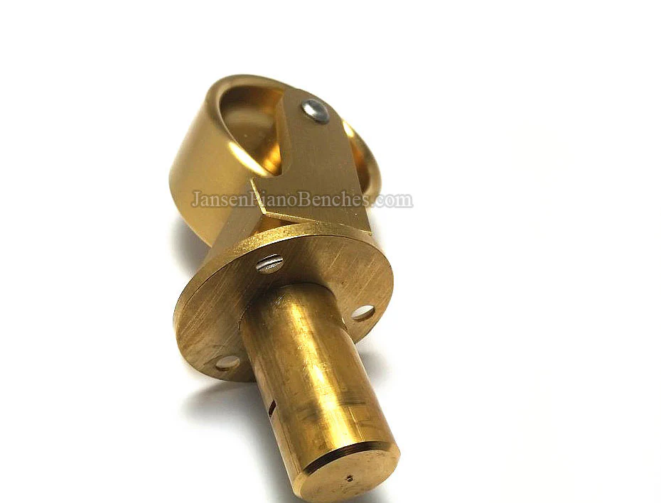 Brass Grand Piano Wheels 1" Width - Image 7