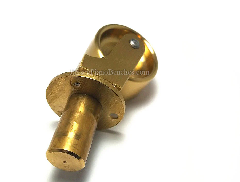 Brass Grand Piano Wheels 1" Width - Image 9