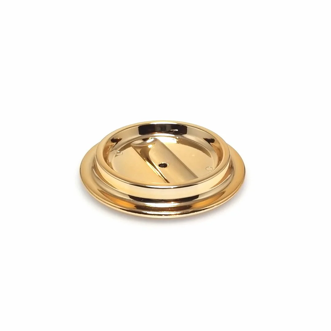 Brass Lucite Piano Caster Cup - Image 11