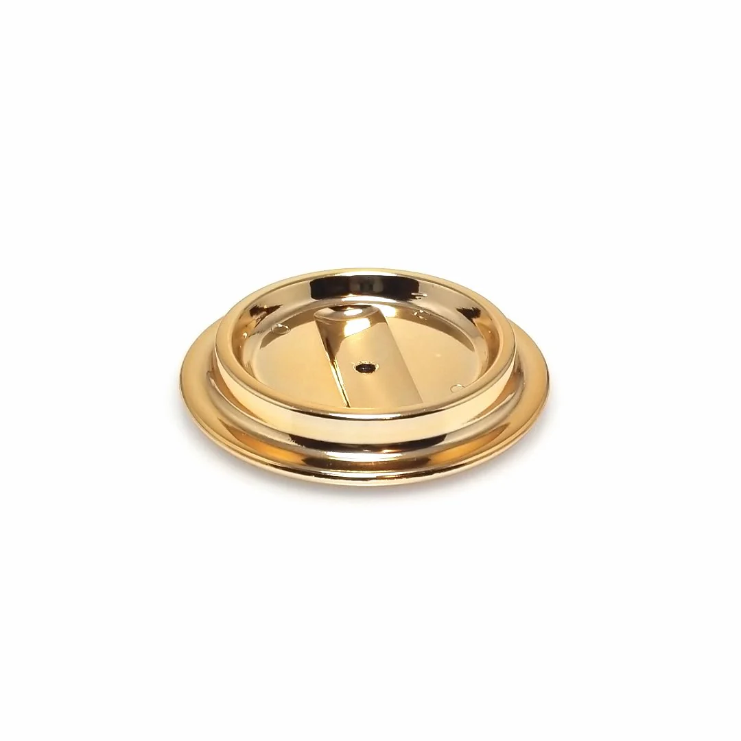 Brass Lucite Piano Caster Cup - Image 12