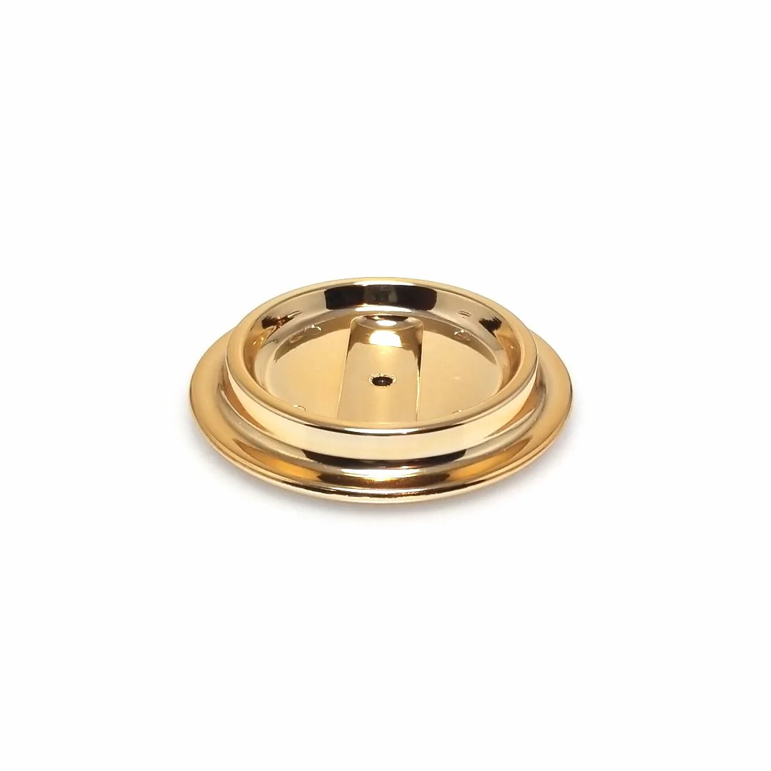 Brass Lucite Piano Caster Cup - Image 13