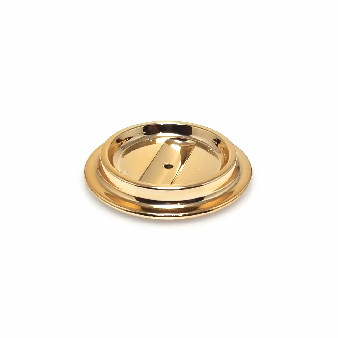 Brass Lucite Piano Caster Cup - Image 14