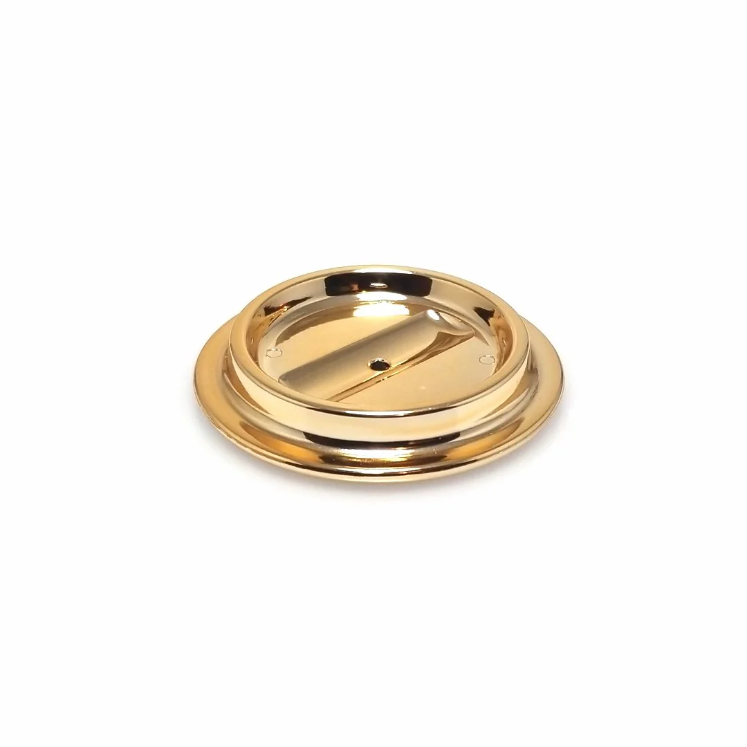 Brass Lucite Piano Caster Cup - Image 16