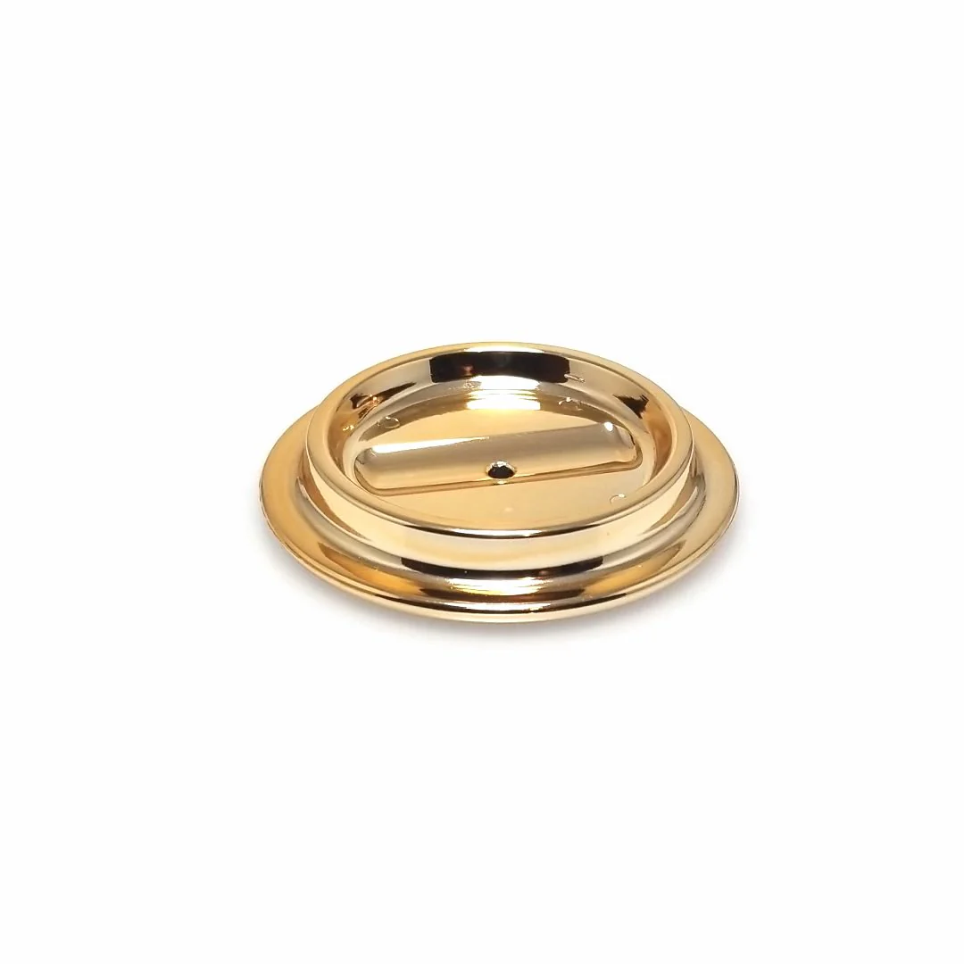 Brass Lucite Piano Caster Cup - Image 18