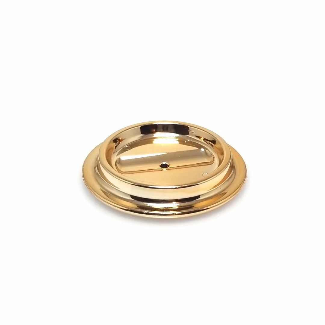 Brass Lucite Piano Caster Cup - Image 6