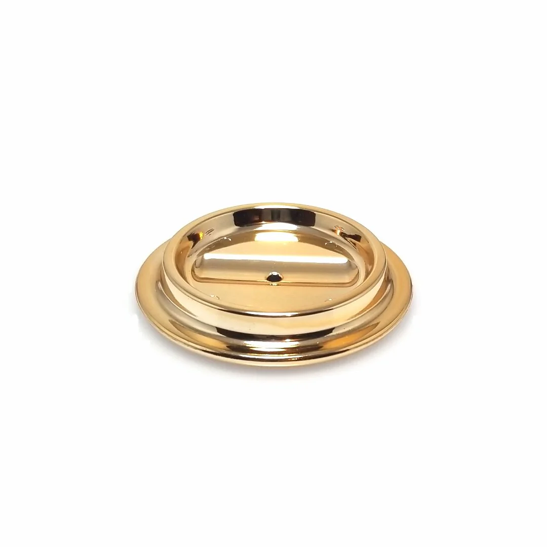 Brass Lucite Piano Caster Cup - Image 7