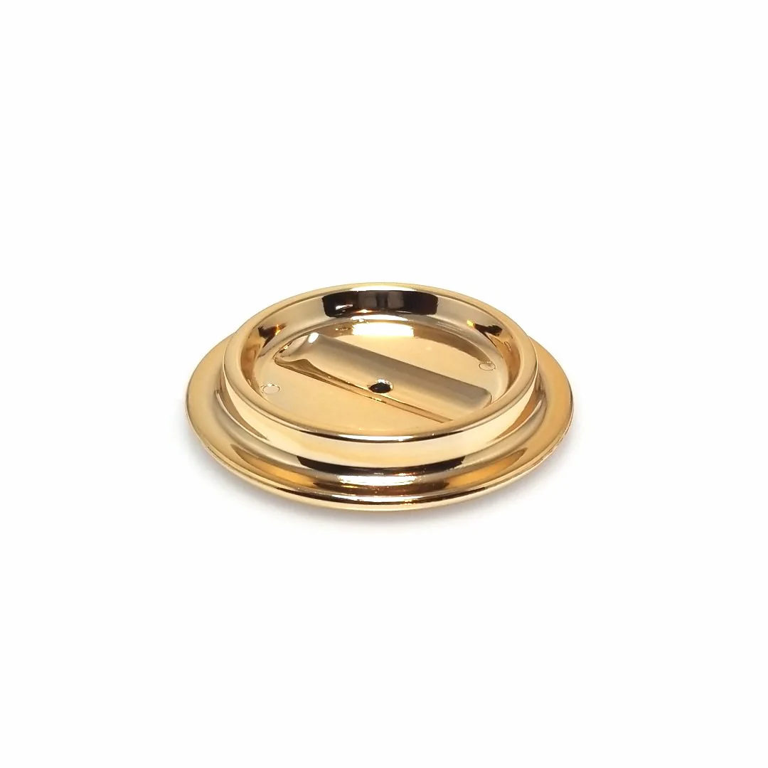 Brass Lucite Piano Caster Cup - Image 9