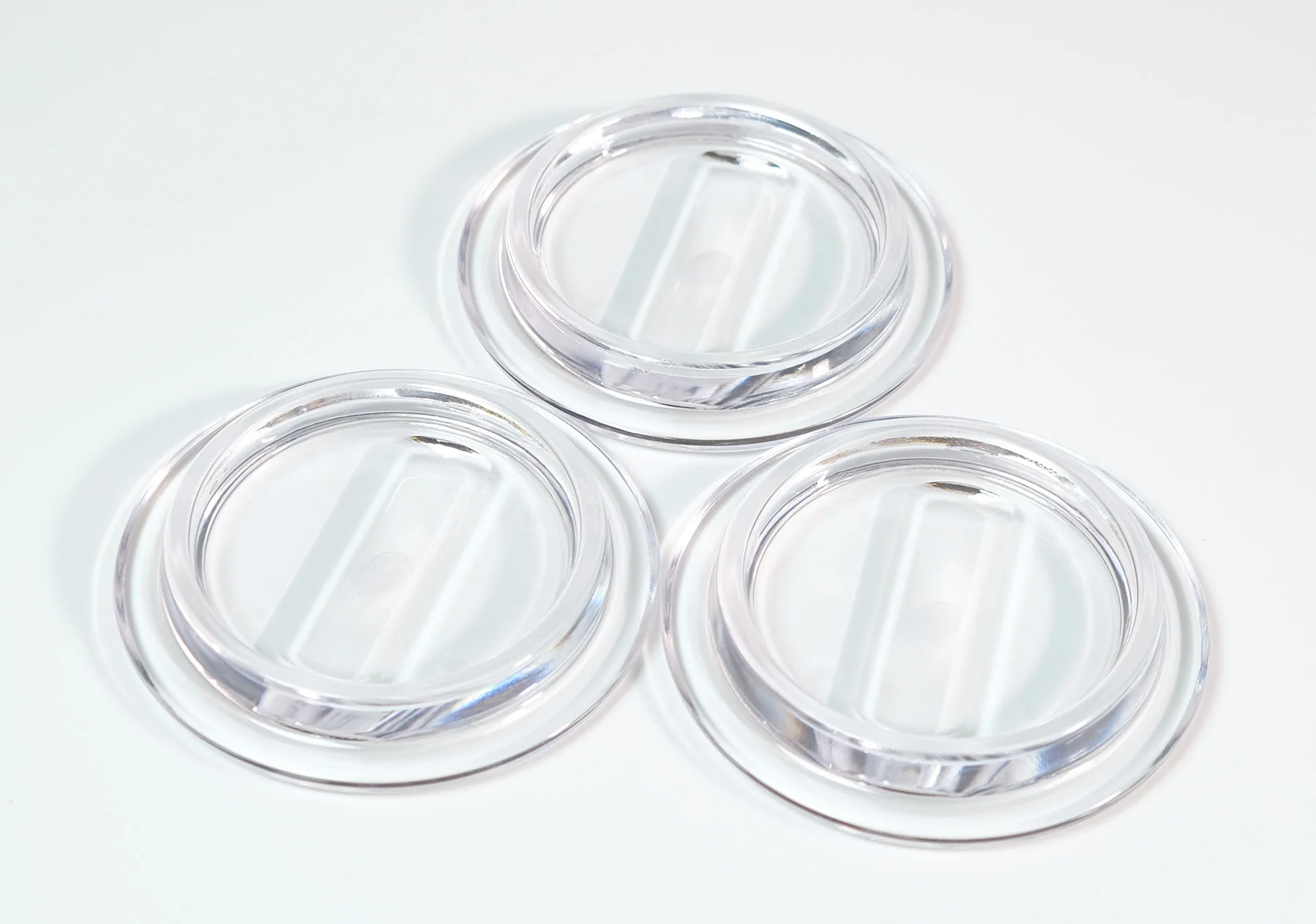 Clear Lucite Piano Caster Cups 4-1/2" - Image 6