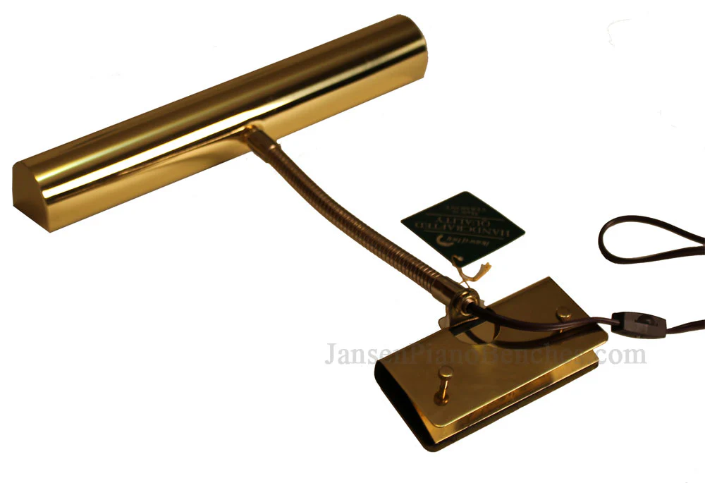14" House of Troy Solid Brass Clip-on Piano Lamp - Image 4