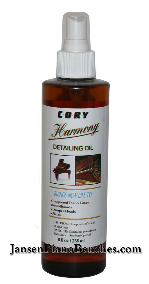 Cory Harmony Detailing Oil 8oz - Moisturize and Shine Piano Wood Finish