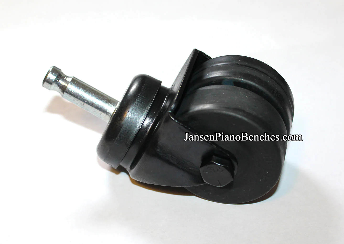 Darnell Double Wheel Piano Casters - Dual Rubber Wheels
