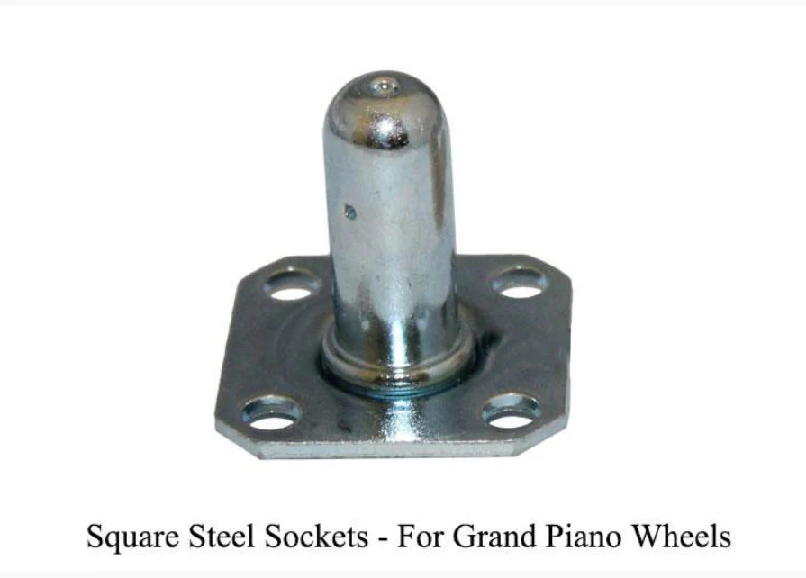 Darnell Double Wheel Piano Casters - Dual Rubber Wheels - Image 6