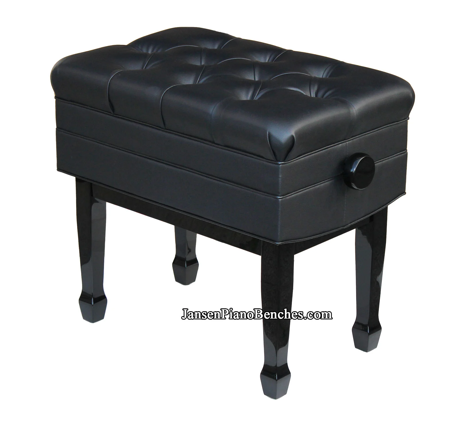 Deluxe Adjustable Piano Bench with Music Storage Compartment - Image 4