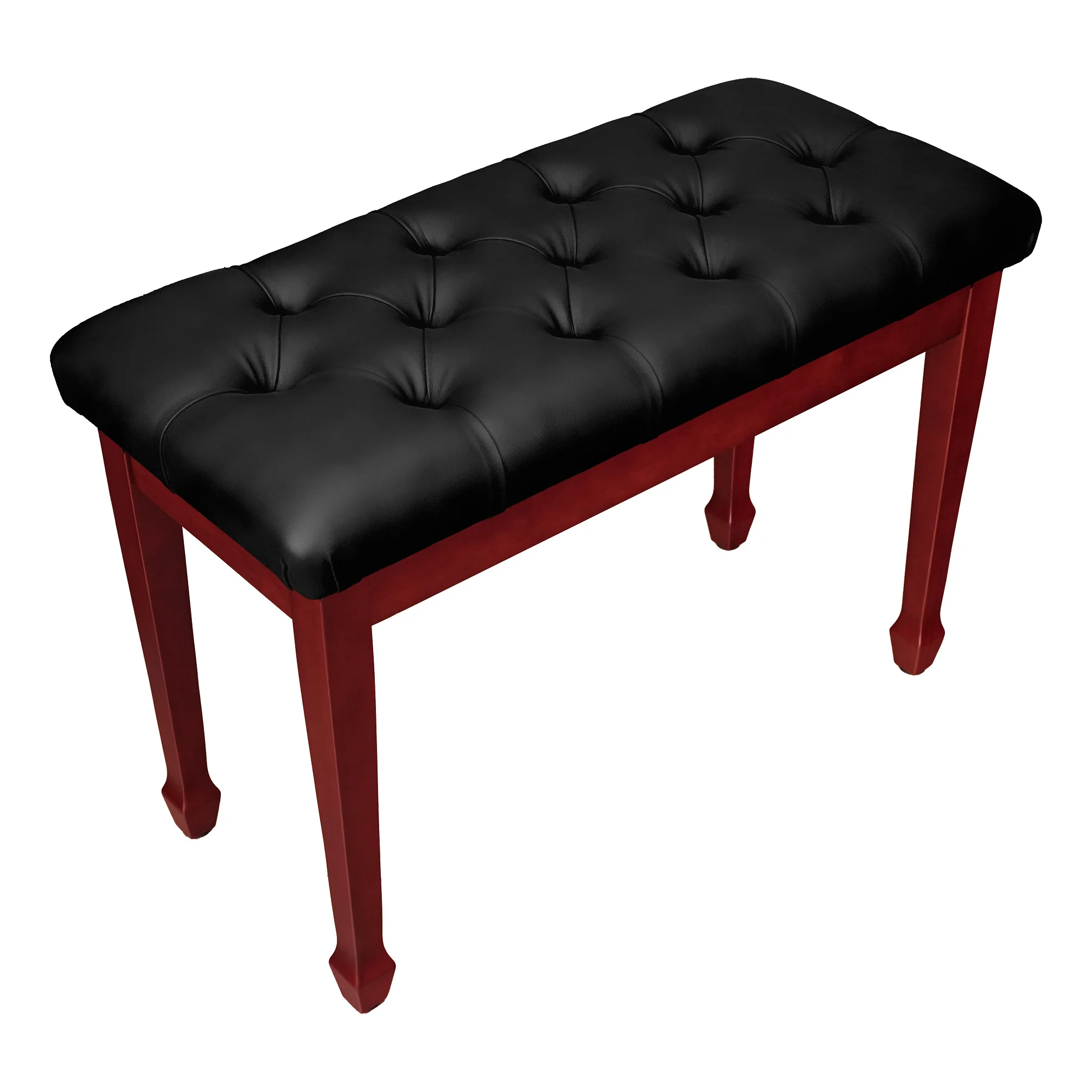 Diamond Tufted Upholstered Piano Bench with Storage - Image 6