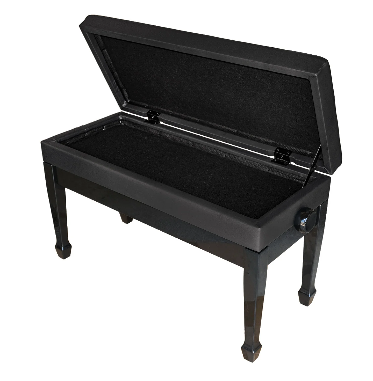 Duet Adjustable Height Piano Bench with Sheet Music Storage - Image 2