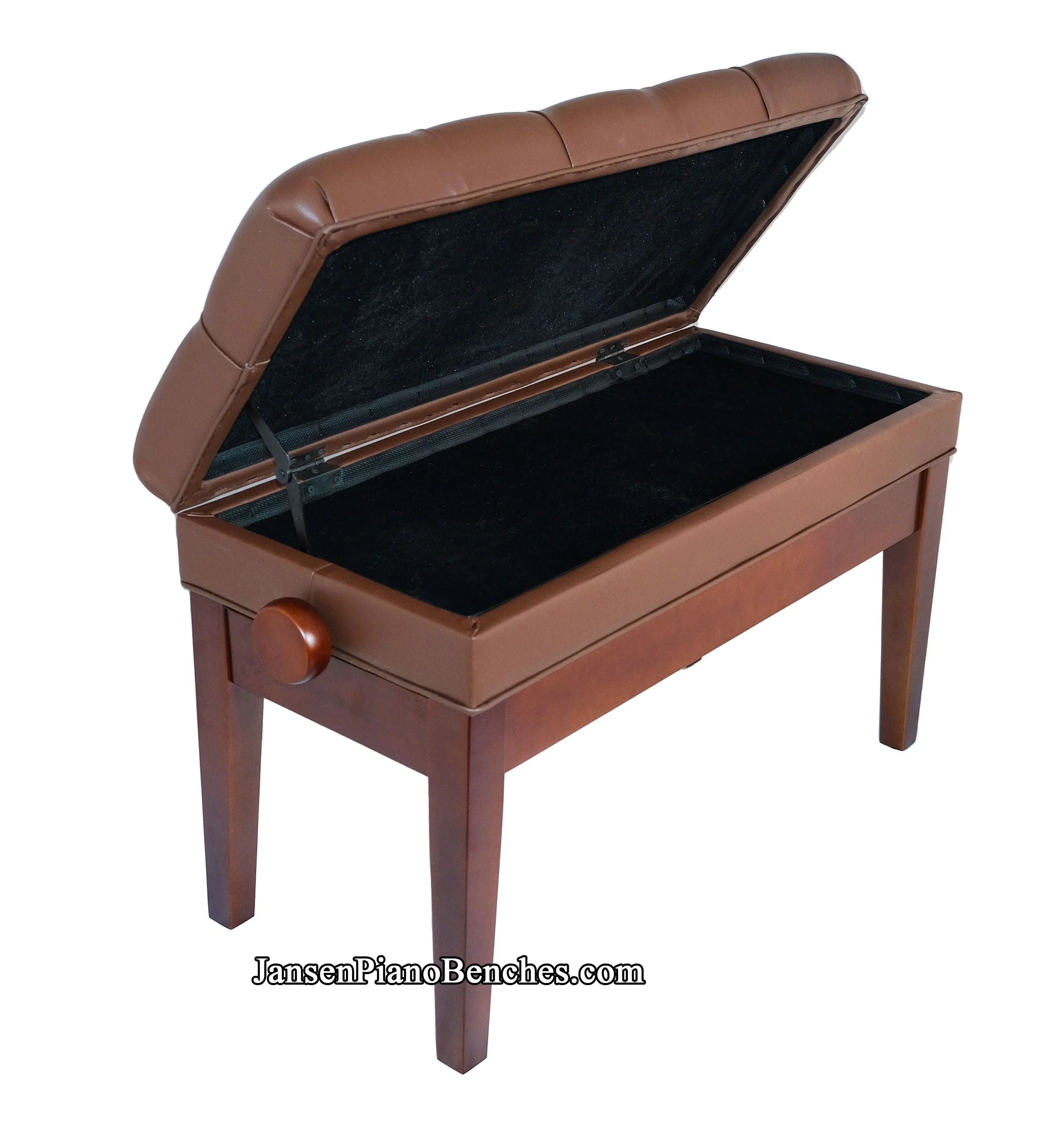 Duet Adjustable Piano Bench with Music Storage Compartment - Image 8