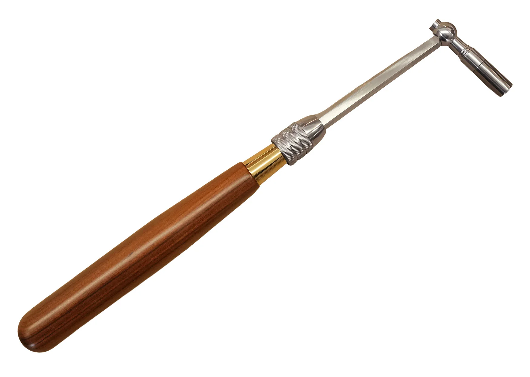 Extension Rosewood Piano Tuning Lever — Adjustable 11.5" to 17"