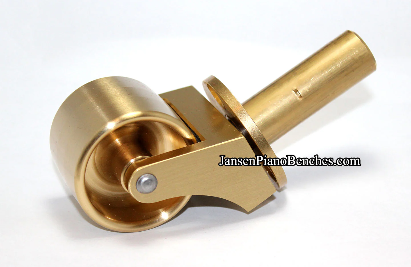 Grand Piano Wheel Brass 1.5" Width - Image 2